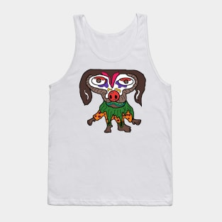 weird clown dog Tank Top